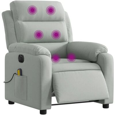 vidaXL Elektrischer Relaxsessel - Samt, Verstellbar, 110kg vidaXL Elektrischer Relaxsessel - Samt, Verstellbar, 110kg