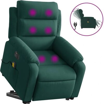 Chaise longue de relaxation avec massage et levage - vidaXL - Publicité Chaise longue de relaxation avec massage et levage - vidaXL - Publicité
