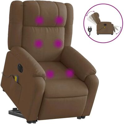 Sillón de masaje eléctrico elevable de vidaXL - Sillón de acento Sillón de masaje eléctrico elevable de vidaXL - Sillón de acento