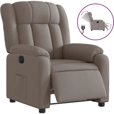 Chaise d'appoint VidaXL - Modèle 3205300 - Gris Taupe - Publicité Chaise d'appoint VidaXL - Modèle 3205300 - Gris Taupe - Publicité