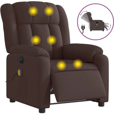 Fauteuil électrique inclinable VidaXL - Massage vibratoire 6 points - Publicité Fauteuil électrique inclinable VidaXL - Massage vibratoire 6 points - Publicité
