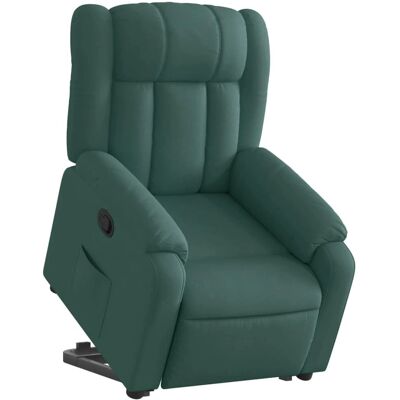 vidaXL Fauteuil inclinable vert foncé avec fonction d'élévation - Fauteuil - Publicité vidaXL Fauteuil inclinable vert foncé avec fonction d'élévation - Fauteuil - Publicité