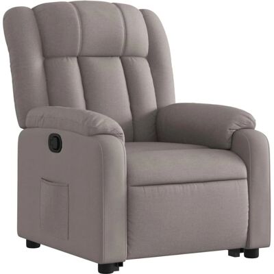 Fauteuil releveur gris topo vidaXL - Fauteuil relax électrique - Publicité Fauteuil releveur gris topo vidaXL - Fauteuil relax électrique - Publicité