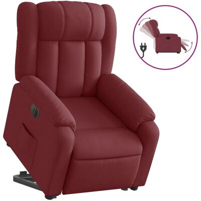 Chaise électrique inclinable VidaXL - Tissu rouge, 78x149x77 cm - Publicité Chaise électrique inclinable VidaXL - Tissu rouge, 78x149x77 cm - Publicité