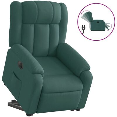 Fauteuil électrique inclinable vidaXL vert foncé - Publicité Fauteuil électrique inclinable vidaXL vert foncé - Publicité