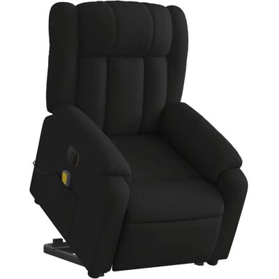 vidaXL Elektrische massage fauteuil met tilfunctie - Zwart vidaXL Elektrische massage fauteuil met tilfunctie - Zwart
