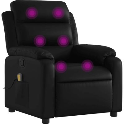 vidaXL - 3206160 - Sort - kunstlæder - Massage chair vidaXL - 3206160 - Sort - kunstlæder - Massage chair