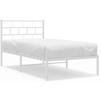 vidaXL Metallbett mit Kopfteil - Bettgestell vidaXL Metallbett mit Kopfteil - Bettgestell