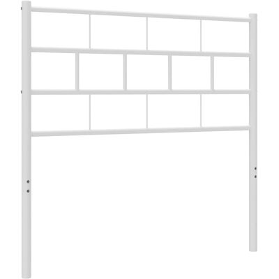 vidaXL 160 cm Wit metalen hoofdbord - Hoofdbord vidaXL 160 cm Wit metalen hoofdbord - Hoofdbord