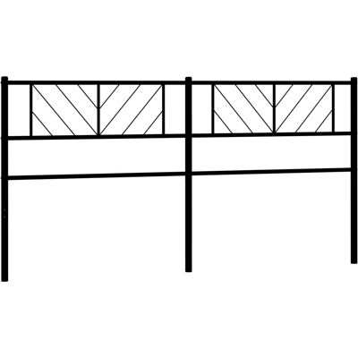 vidaXL Metallipääty Musta 193 cm - Pääty vidaXL Metallipääty Musta 193 cm - Pääty