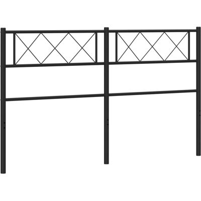 vidaXL Hoofdbord Zwart 160 cm - Hoofdbord vidaXL Hoofdbord Zwart 160 cm - Hoofdbord