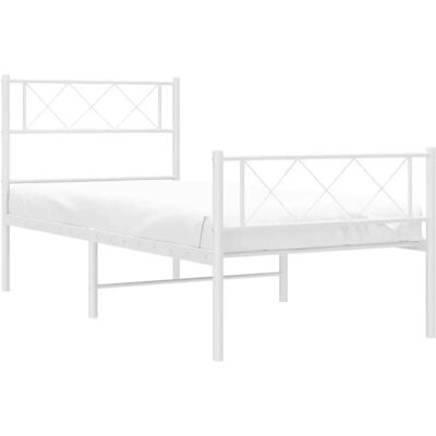 vidaXL 90x200 cm metallinen sänkykehys - pää- ja jalkapää vidaXL 90x200 cm metallinen sänkykehys - pää- ja jalkapää
