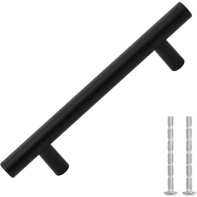 vidaXL Møbelhåndtag 10 stk sorte 96 mm rustfrit stål vidaXL Møbelhåndtag 10 stk sorte 96 mm rustfrit stål