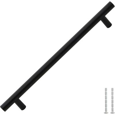 vidaXL Skabshåndtag 5 stk. Sorte 192 mm Rustfrit stål vidaXL Skabshåndtag 5 stk. Sorte 192 mm Rustfrit stål