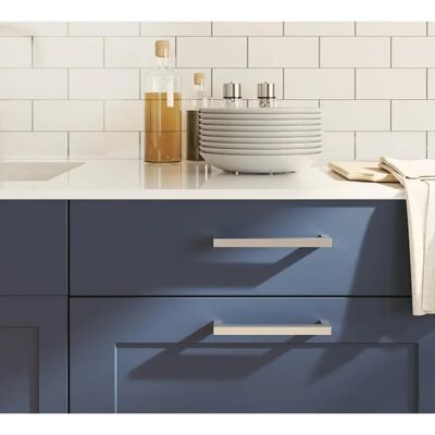 vidaXL Rustfrit stål sølv 160 mm skabsgreb - 10 stk vidaXL Rustfrit stål sølv 160 mm skabsgreb - 10 stk