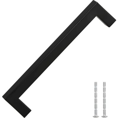 vidaXL Kastgrepen 10 stuks Zwart 160 mm Roestvrij staal vidaXL Kastgrepen 10 stuks Zwart 160 mm Roestvrij staal