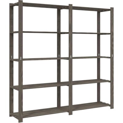 vidaXL Stauraumregal 170x38x170 cm Massives Kiefernholz 5-stöckig vidaXL Stauraumregal 170x38x170 cm Massives Kiefernholz 5-stöckig