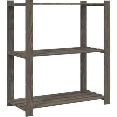 vidaXL Massive Kiefer 5-Tablett Regal - Aufbewahrung vidaXL Massive Kiefer 5-Tablett Regal - Aufbewahrung