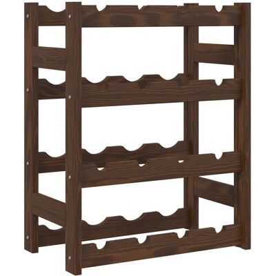 vidaXL 373389 Râtelier à vin en pin marron - Rangement à vin - Publicité vidaXL 373389 Râtelier à vin en pin marron - Rangement à vin - Publicité