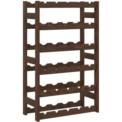 vidaXL 373391 Brauner Holz-Weinregal - Weinlagerung vidaXL 373391 Brauner Holz-Weinregal - Weinlagerung