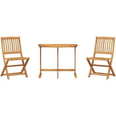 vidaXL Gartenmöbel-Set - 3206332 - Klappbar, Massivträ vidaXL Gartenmöbel-Set - 3206332 - Klappbar, Massivträ