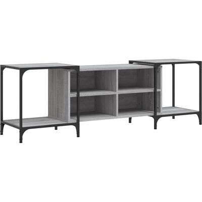 vidaXL 837605 Grijze Sonoma TV Kast - TV Meubel vidaXL 837605 Grijze Sonoma TV Kast - TV Meubel