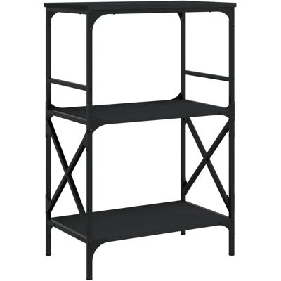 vidaXL 837617 Étagère Noire 4 Niveaux - Bibliothèque - Publicité vidaXL 837617 Étagère Noire 4 Niveaux - Bibliothèque - Publicité