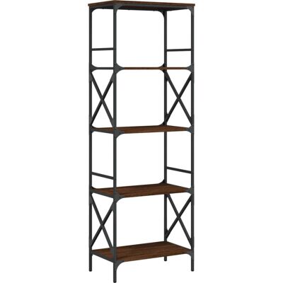 vidaXL 837626 Braun Eichen 5-Regal Bücherregal - Bücherregal Möbel vidaXL 837626 Braun Eichen 5-Regal Bücherregal - Bücherregal Möbel