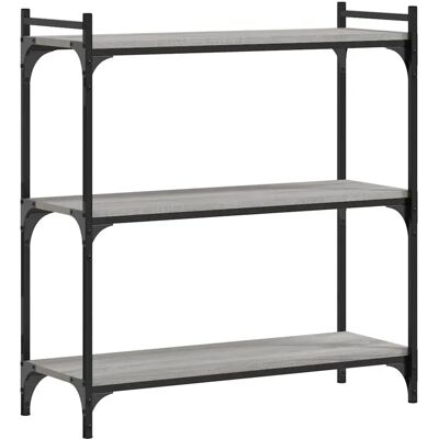 vidaXL Grey Sonoma 80x30x86 cm Bookcase vidaXL Grey Sonoma 80x30x86 cm Bookcase