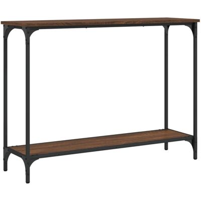 vidaXL 837706 brauner Eichen-Konsolentisch - Beistelltisch vidaXL 837706 brauner Eichen-Konsolentisch - Beistelltisch