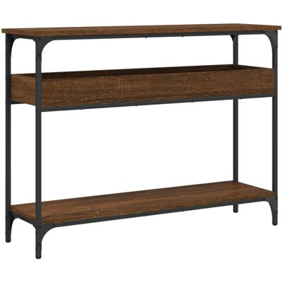 vidaXL 837721 Kahvipöytä - Sivupöytä - End table - Tummanruskea tammi - Käsitelty puu vidaXL 837721 Kahvipöytä - Sivupöytä - End table - Tummanruskea tammi - Käsitelty puu