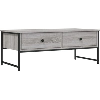 vidaXL Couchtisch Grau Sonoma - 837740 - Langlebiges Holzwerkstoff vidaXL Couchtisch Grau Sonoma - 837740 - Langlebiges Holzwerkstoff