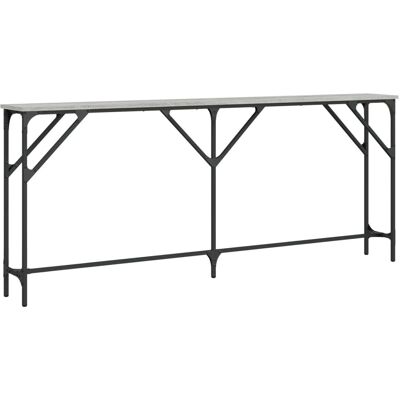 vidaXL Grijze Sonoma Console Tafel 180x23x75 cm - Console Tafel vidaXL Grijze Sonoma Console Tafel 180x23x75 cm - Console Tafel