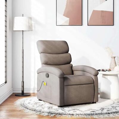 Maisonchic justerbar massagefauteuil - Taupe Maisonchic justerbar massagefauteuil - Taupe