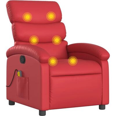 MAISONCHIC - Relaxsessel mit Massage - Rot MAISONCHIC - Relaxsessel mit Massage - Rot
