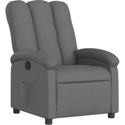 vidaXL Relaxfauteuil Donkergrijs - Recliner Chair vidaXL Relaxfauteuil Donkergrijs - Recliner Chair
