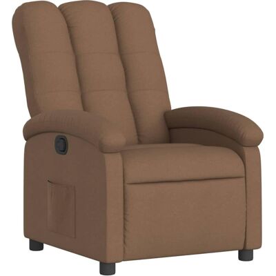 vidaXL Relaxsessel Stoff Braun Mit Massage - Modell: Manuelles Neigesystem vidaXL Relaxsessel Stoff Braun Mit Massage - Modell: Manuelles Neigesystem