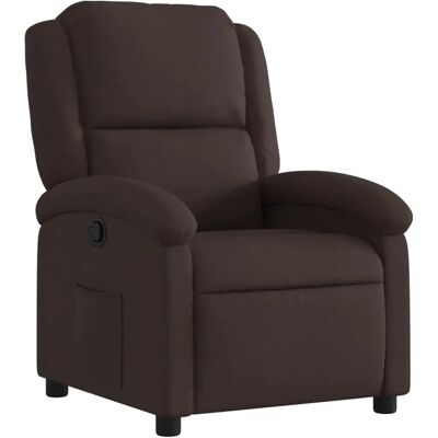vidaXL Fauteuil Stoff Donkerbruin - Manuele Neigesys vidaXL Fauteuil Stoff Donkerbruin - Manuele Neigesys
