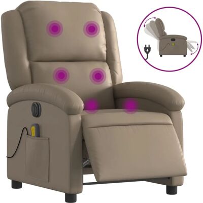 VidaXL Fauteuil Accent - Handmatige relaxstoel, Vibratiemassage, Duurzaam kunstleder VidaXL Fauteuil Accent - Handmatige relaxstoel, Vibratiemassage, Duurzaam kunstleder