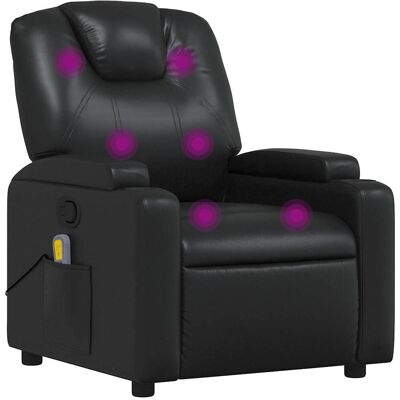 vidaXL Accentstoel - Ergonomisch zwart lounge vidaXL Accentstoel - Ergonomisch zwart lounge