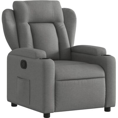 Chaise d'accent vidaXL - Repose-manuel - Inclinaison 135° - Gris - Publicité Chaise d'accent vidaXL - Repose-manuel - Inclinaison 135° - Gris - Publicité