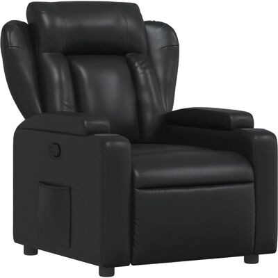 Fauteuil relax vidaXL - Similicuir noir - 135° Max - Publicité Fauteuil relax vidaXL - Similicuir noir - 135° Max - Publicité