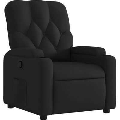 vidaXL Fauteuil relax en tissu noir - Modèle: 504361 - Publicité vidaXL Fauteuil relax en tissu noir - Modèle: 504361 - Publicité