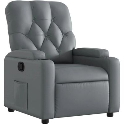 vidaXL Recliner - Manuel, Grå - Relaxstol vidaXL Recliner - Manuel, Grå - Relaxstol