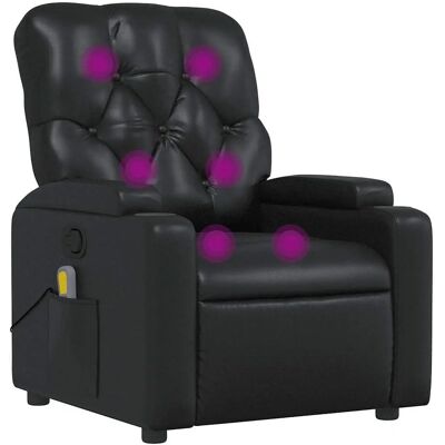Cadeira de massagem vidaXL - Reclinável, couro sintético Cadeira de massagem vidaXL - Reclinável, couro sintético