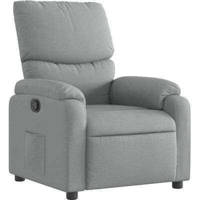 vidaXL Massagesessel - Manuelles Neigesystem - Hellgrau vidaXL Massagesessel - Manuelles Neigesystem - Hellgrau