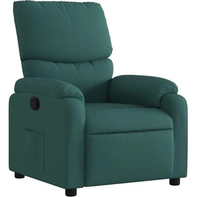 vidaXL Relaxfauteuil - Handmatige Reclining - Donkergroen vidaXL Relaxfauteuil - Handmatige Reclining - Donkergroen