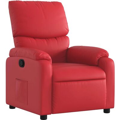 vidaXL Recliner stol - Kunstlæder, Rød - Reclinerstol vidaXL Recliner stol - Kunstlæder, Rød - Reclinerstol