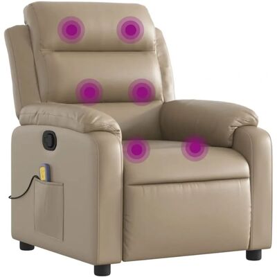 VidaXL Accentstoel - Verstelbare massagefauteuil VidaXL Accentstoel - Verstelbare massagefauteuil