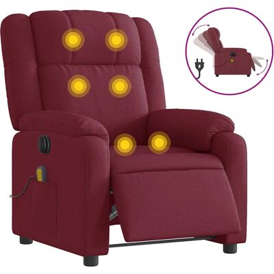 Chaise d'accent vidaXL - Tissu rouge - Confortable et élégante - Publicité Chaise d'accent vidaXL - Tissu rouge - Confortable et élégante - Publicité